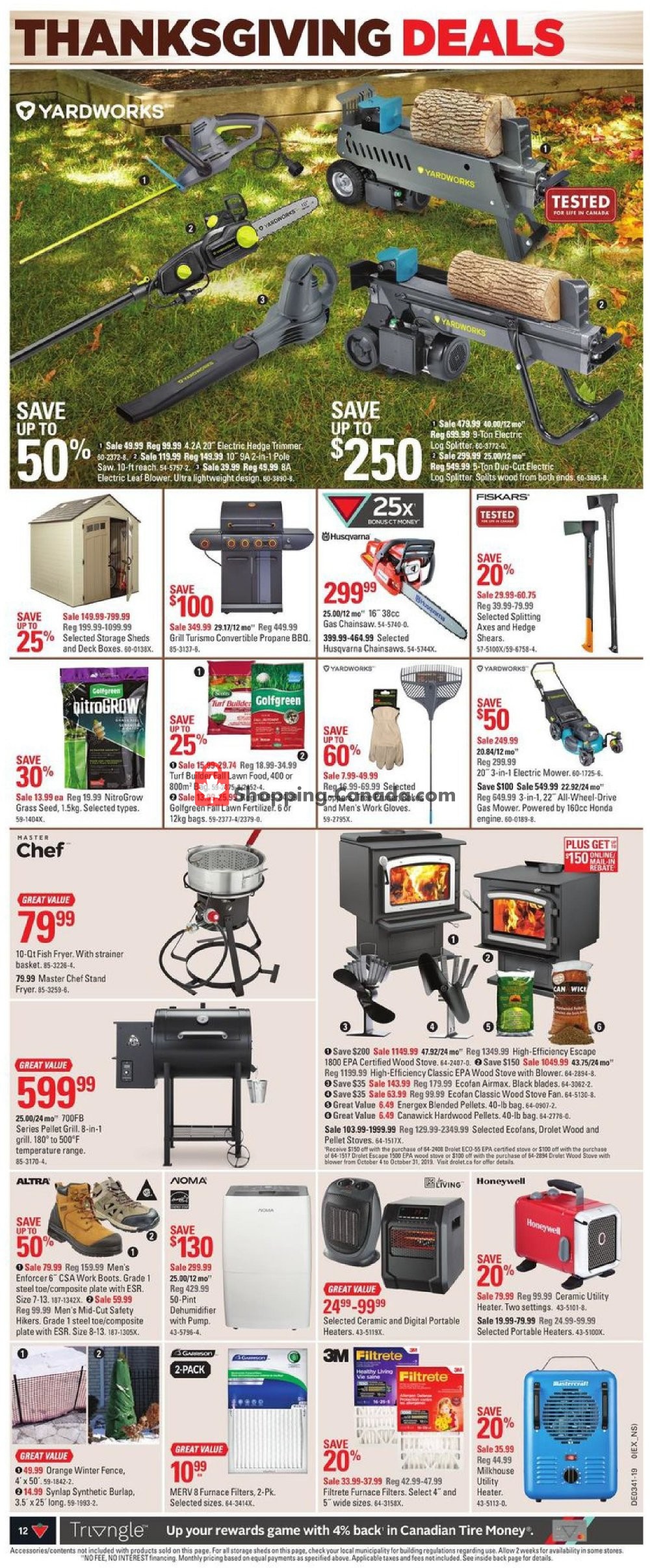 Canadian Tire flyer from Friday October 4, 2019 to Thursday October 10, 2019 - page 12