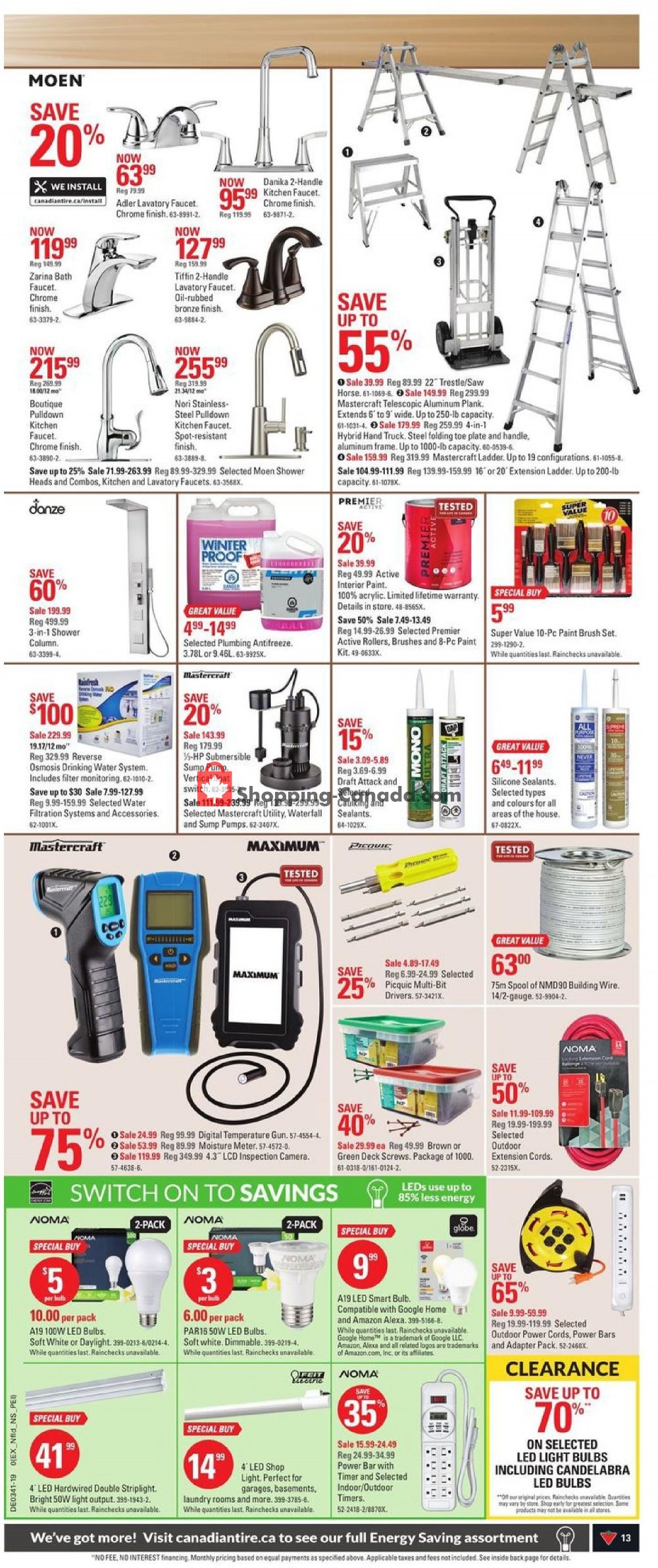 Canadian Tire flyer from Friday October 4, 2019 to Thursday October 10, 2019 - page 13