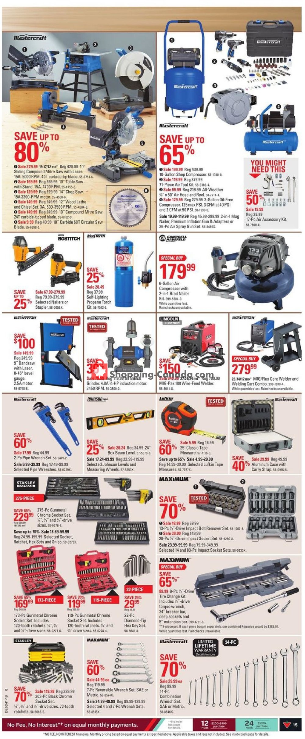 Canadian Tire flyer from Friday October 4, 2019 to Thursday October 10, 2019 - page 15