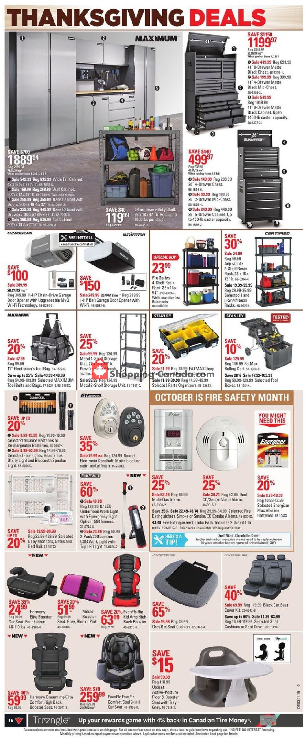 Canadian Tire flyer from Friday October 4, 2019 to Thursday October 10, 2019 - page 16