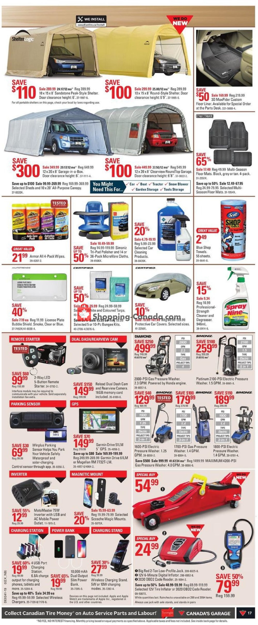 Canadian Tire flyer from Friday October 4, 2019 to Thursday October 10, 2019 - page 17