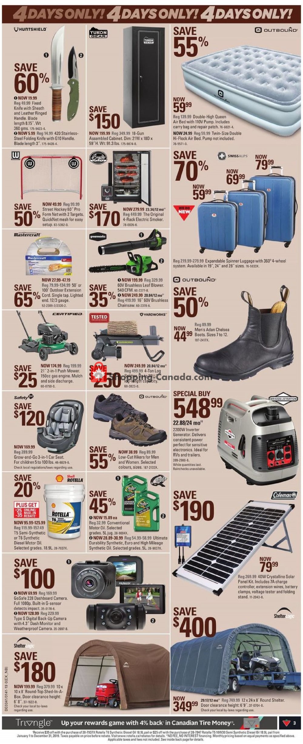 Canadian Tire flyer from Friday October 4, 2019 to Thursday October 10, 2019 - page 3