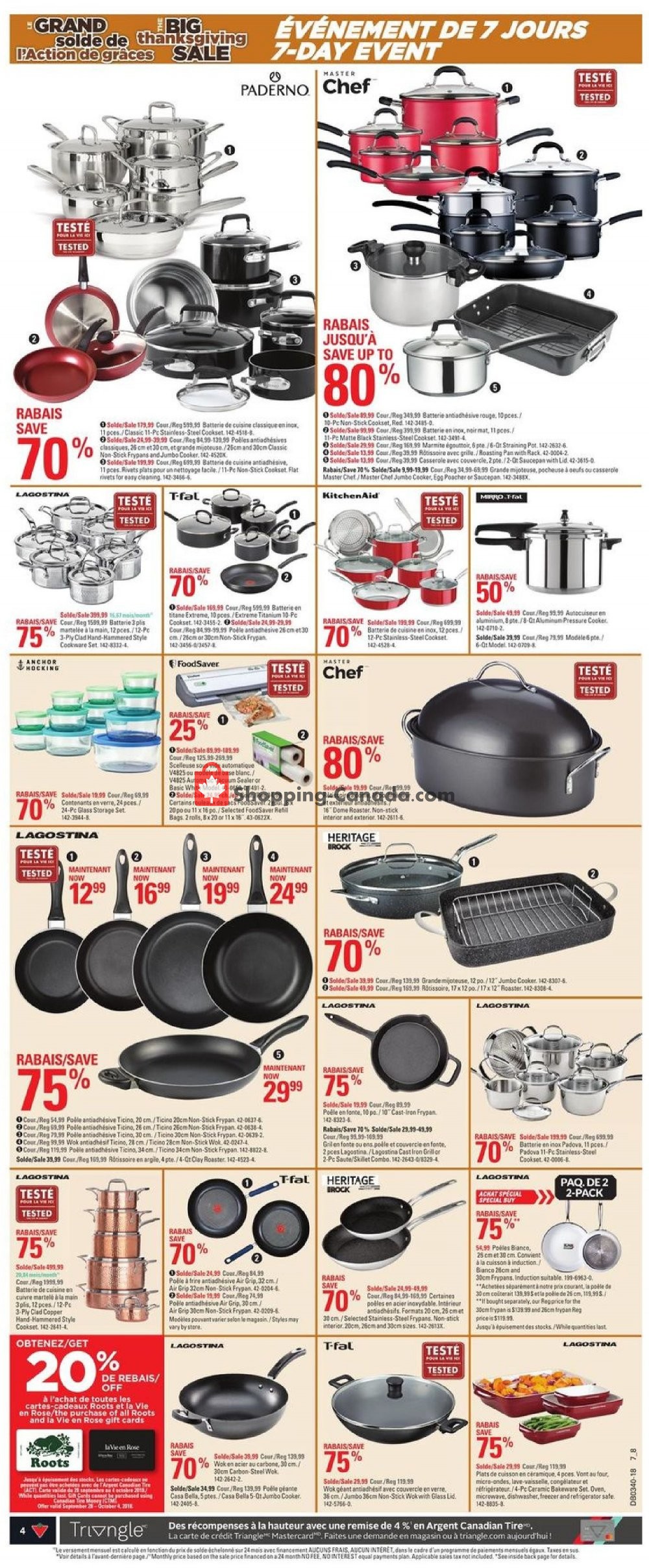 Canadian Tire flyer from Thursday September 27, 2018 to Wednesday October 3, 2018 - page 4