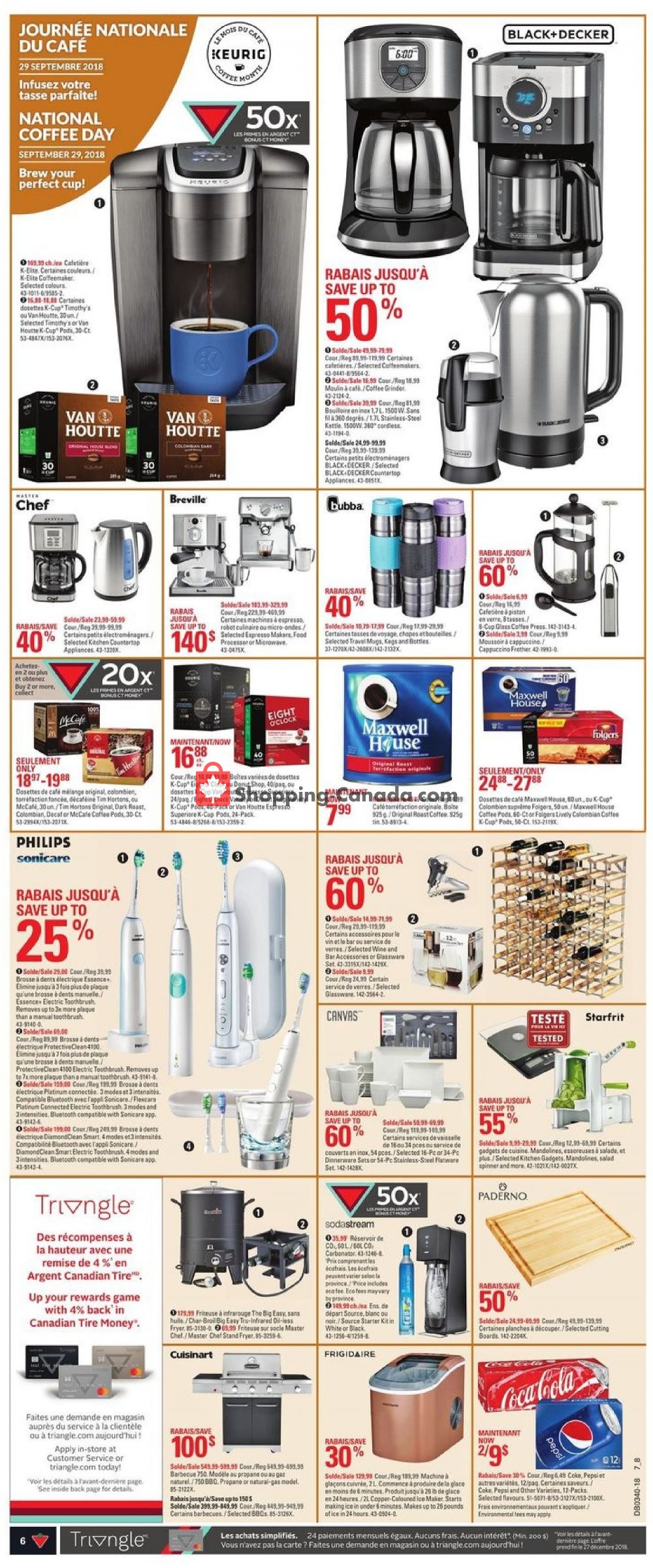 Canadian Tire flyer from Thursday September 27, 2018 to Wednesday October 3, 2018 - page 6