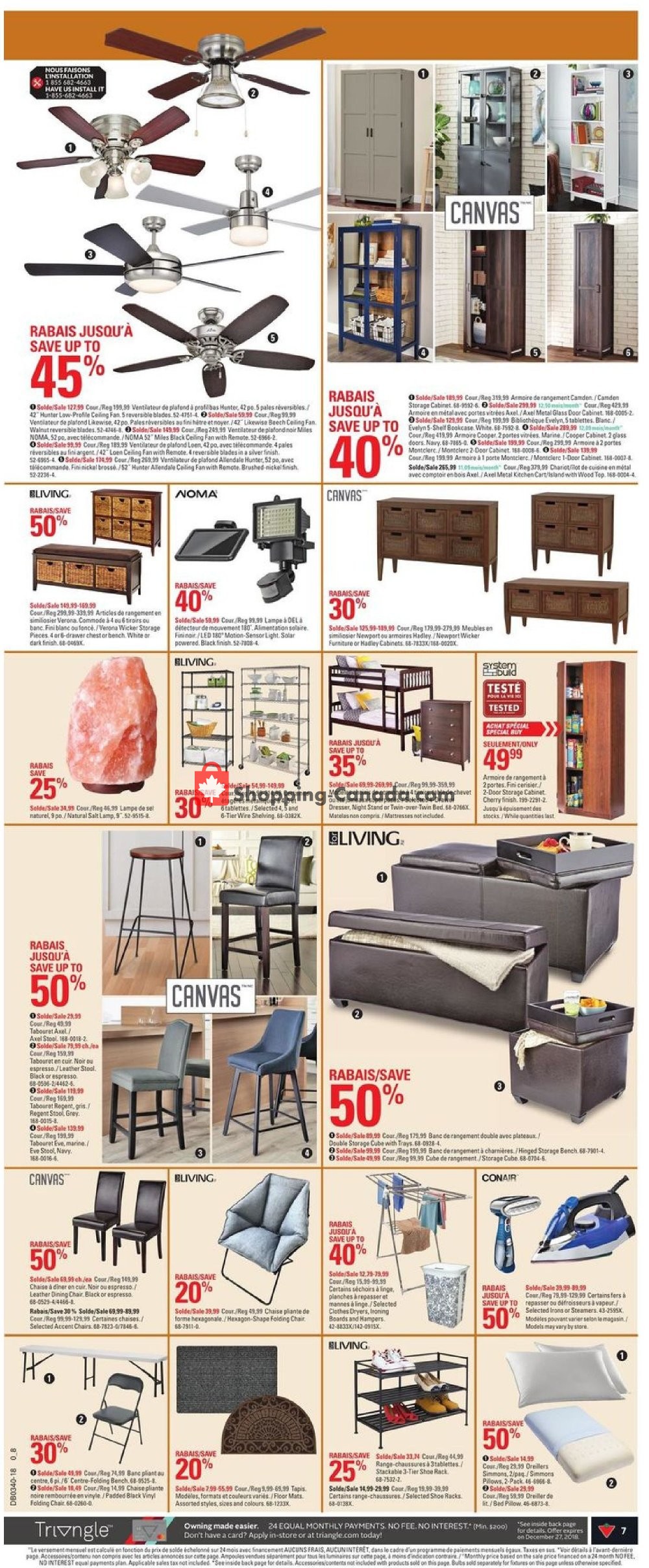 Canadian Tire flyer from Thursday September 27, 2018 to Wednesday October 3, 2018 - page 7