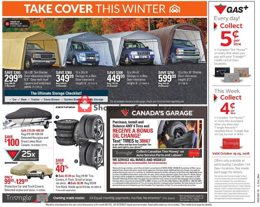 Canadian Tire flyer from Friday October 19, 2018 to Thursday October 25, 2018 - page 38