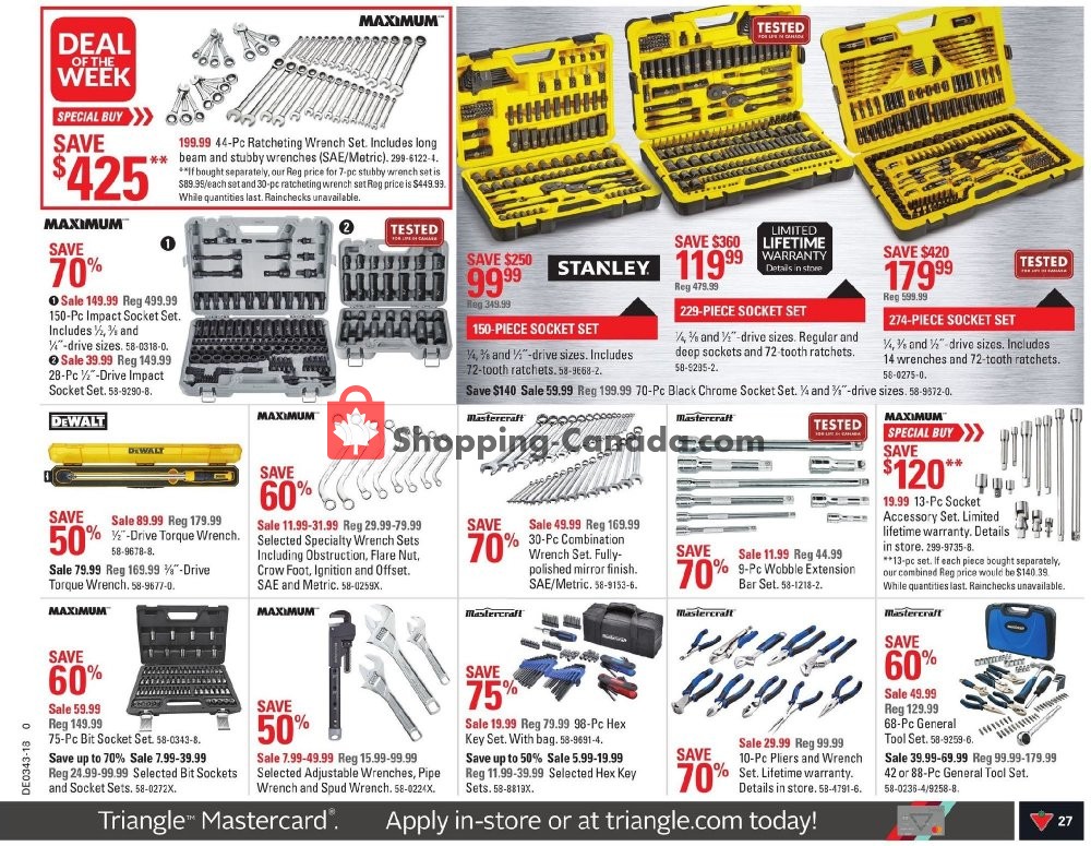 Canadian Tire flyer from Friday October 19, 2018 to Thursday October 25, 2018 - page 29