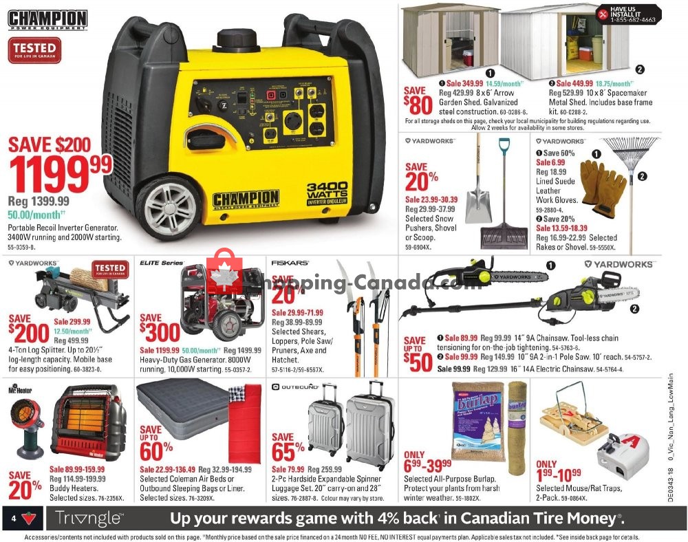 Canadian Tire flyer from Friday October 19, 2018 to Thursday October 25, 2018 - page 6