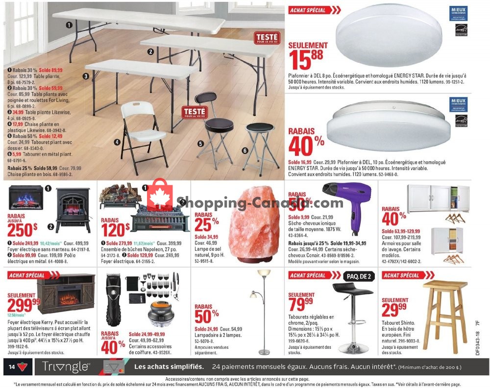 Canadian Tire flyer from Thursday October 18, 2018 to Wednesday October 24, 2018 - page 16