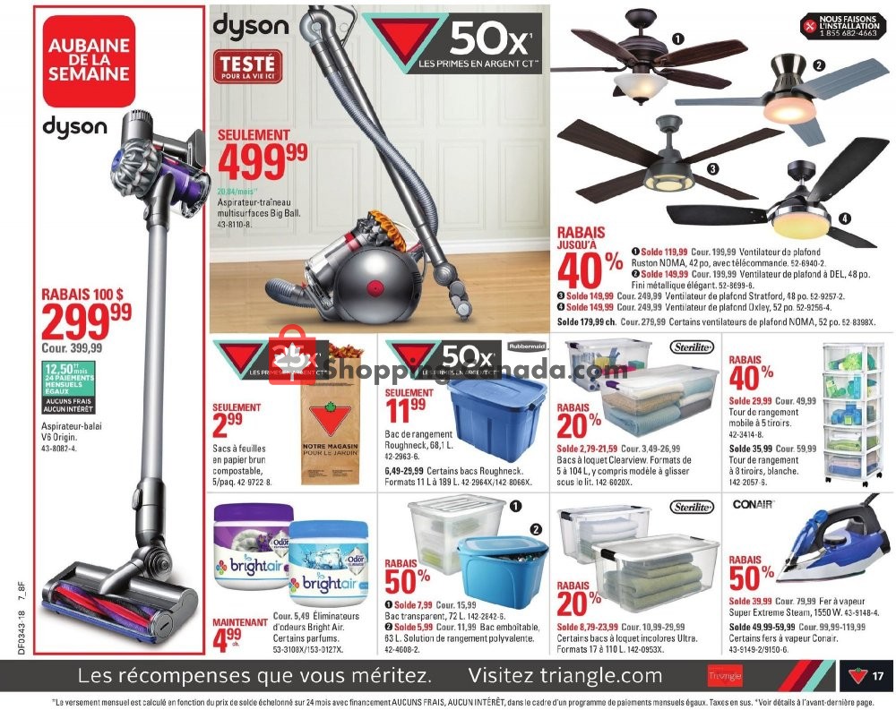 Canadian Tire flyer from Thursday October 18, 2018 to Wednesday October 24, 2018 - page 19