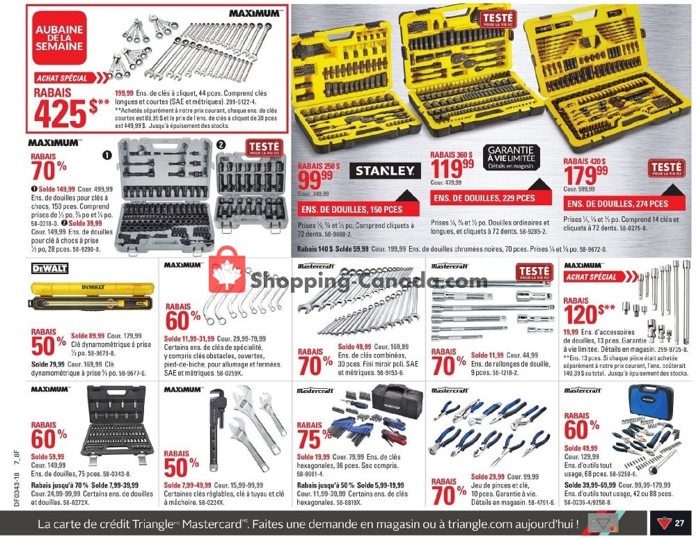 Canadian Tire flyer from Thursday October 18, 2018 to Wednesday October 24, 2018 - page 29