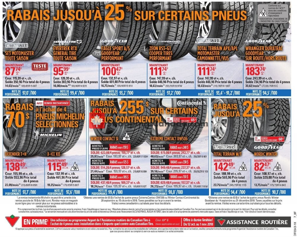 Canadian Tire flyer from Thursday October 18, 2018 to Wednesday October 24, 2018 - page 3