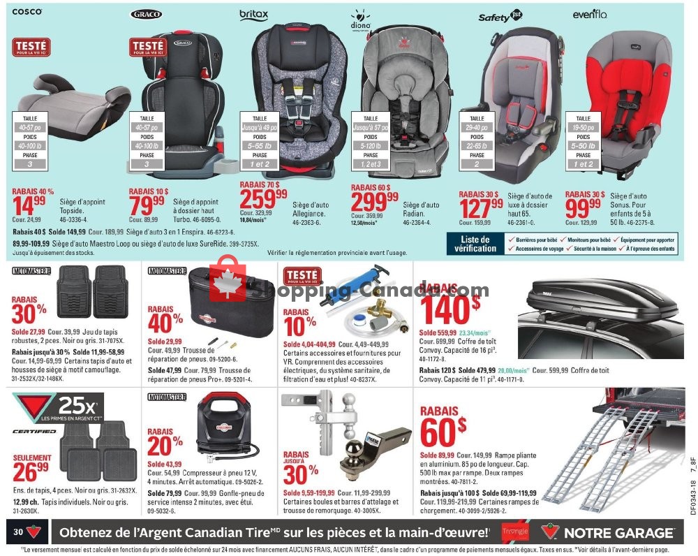 Canadian Tire flyer from Thursday October 18, 2018 to Wednesday October 24, 2018 - page 32