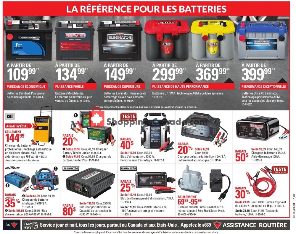 Canadian Tire flyer from Thursday October 18, 2018 to Wednesday October 24, 2018 - page 36