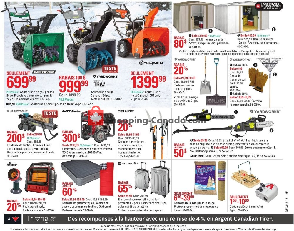 Canadian Tire flyer from Thursday October 18, 2018 to Wednesday October 24, 2018 - page 6