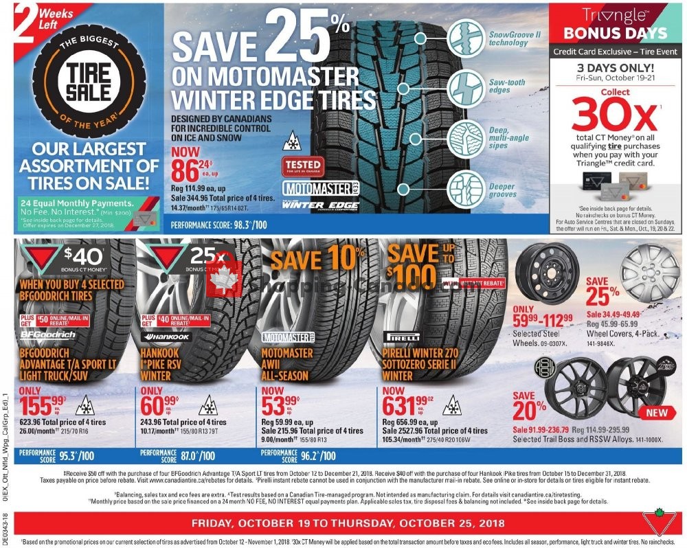 Canadian Tire flyer from Friday October 19, 2018 to Thursday October 25, 2018 - page 2