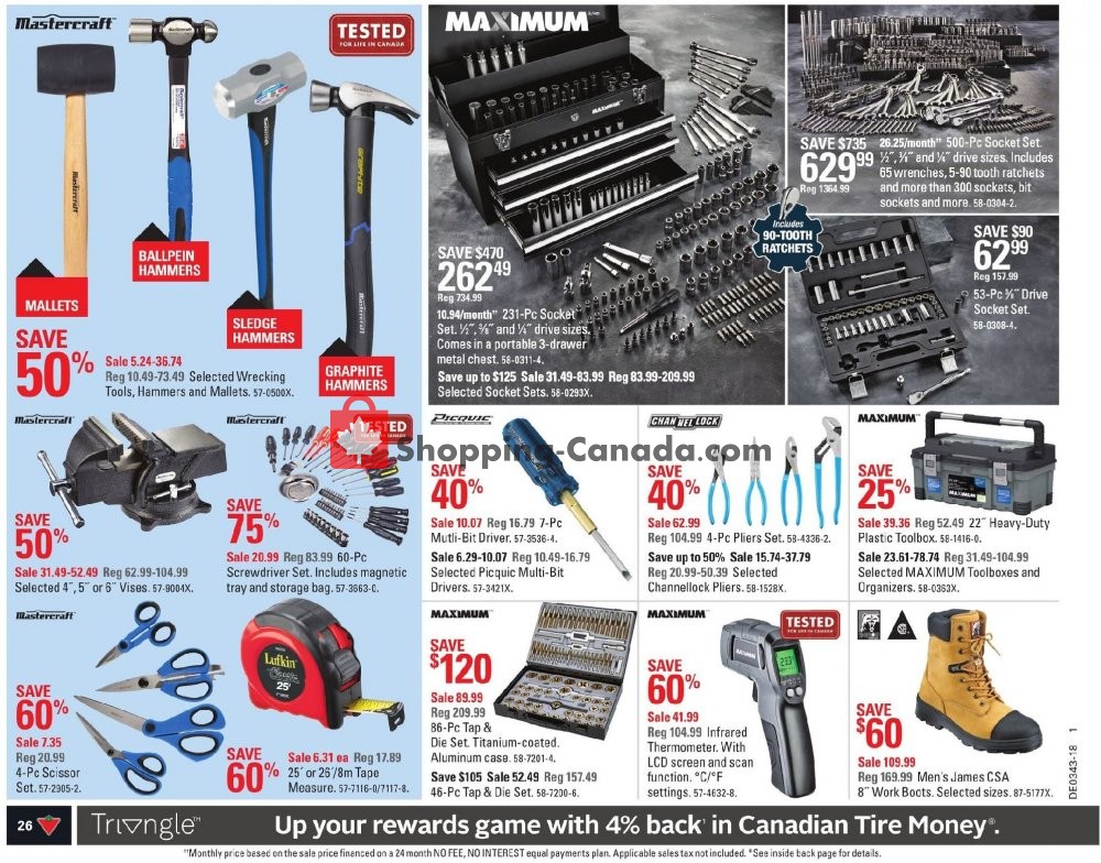 Canadian Tire flyer from Friday October 19, 2018 to Thursday October 25, 2018 - page 28