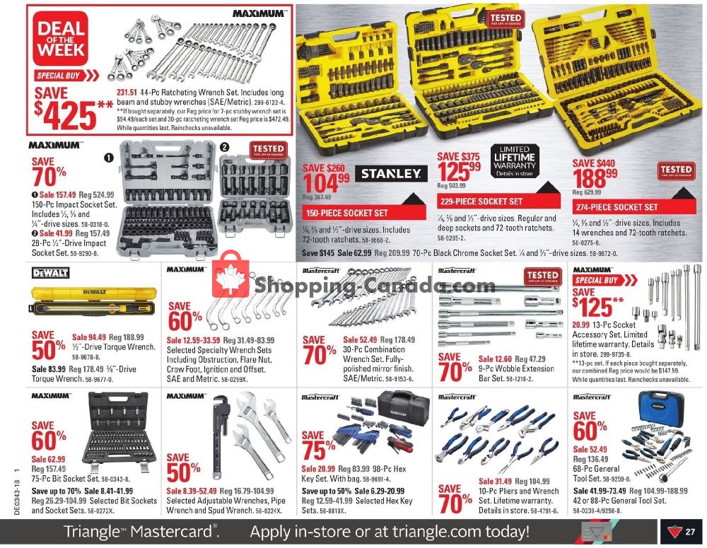 Canadian Tire flyer from Friday October 19, 2018 to Thursday October 25, 2018 - page 29