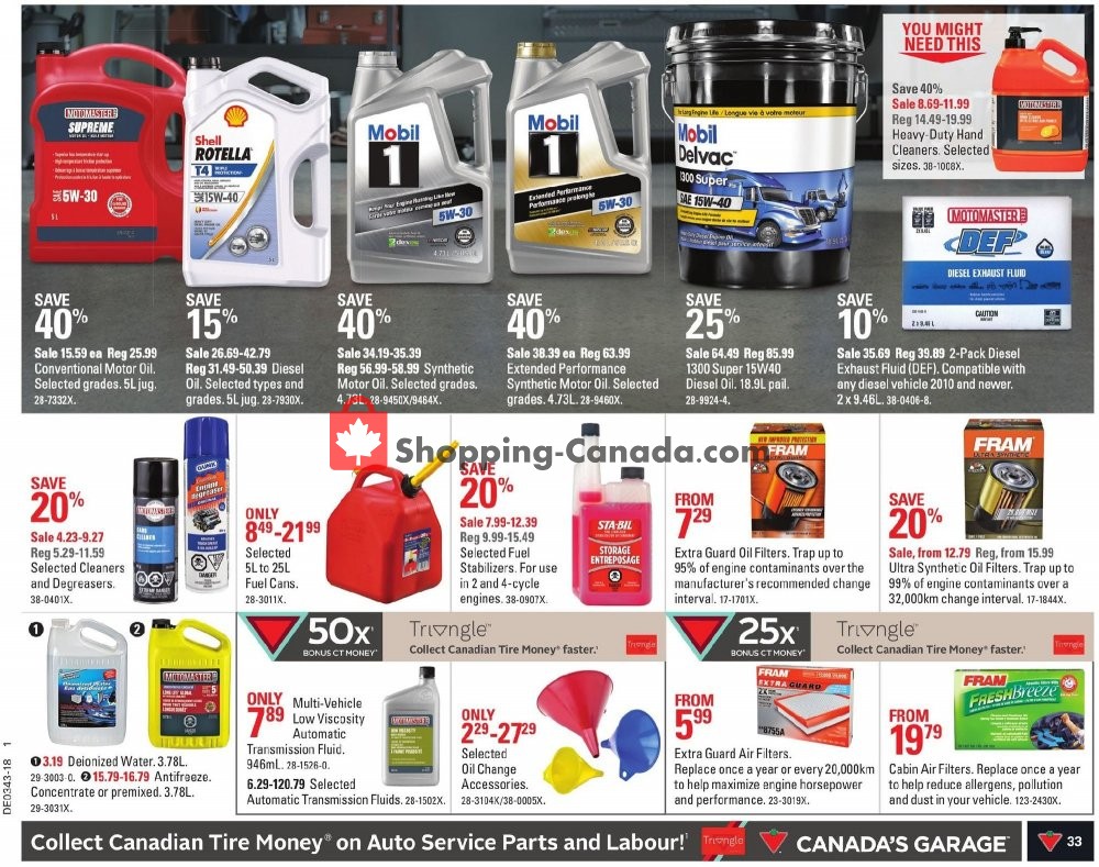 Canadian Tire flyer from Friday October 19, 2018 to Thursday October 25, 2018 - page 35