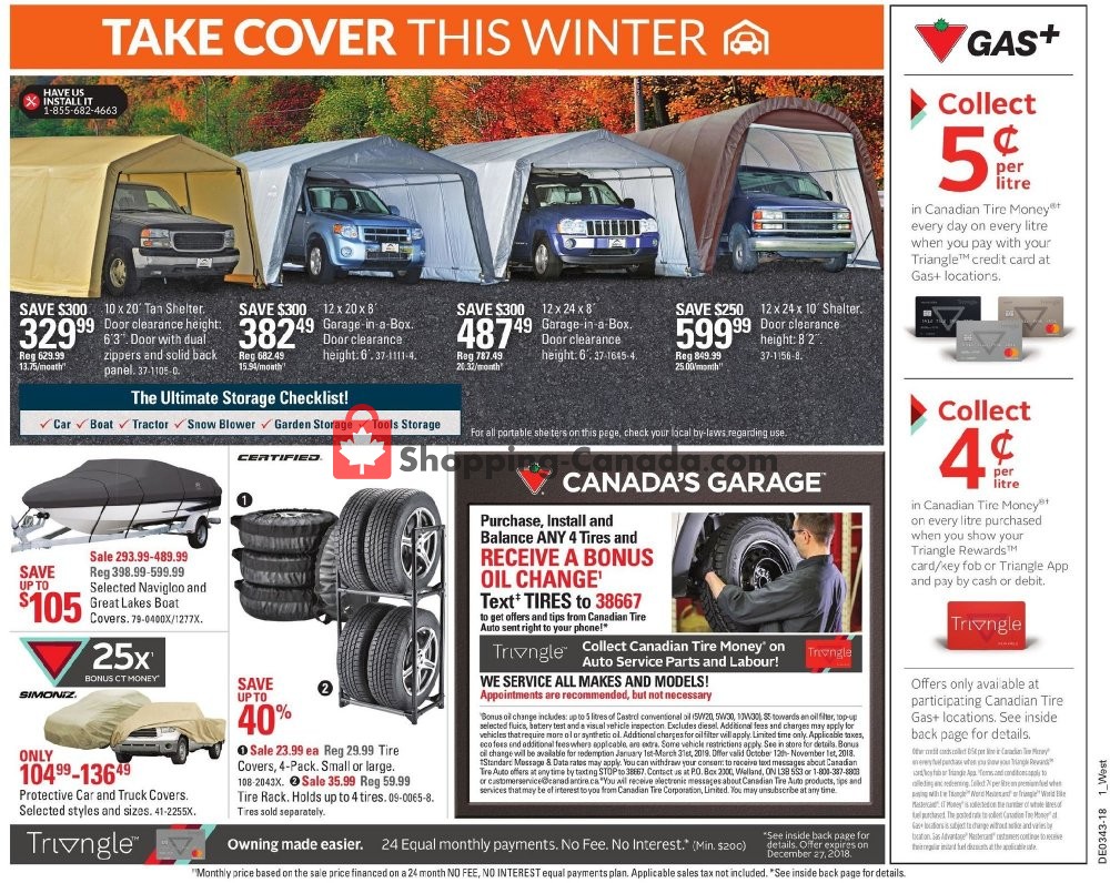 Canadian Tire flyer from Friday October 19, 2018 to Thursday October 25, 2018 - page 38