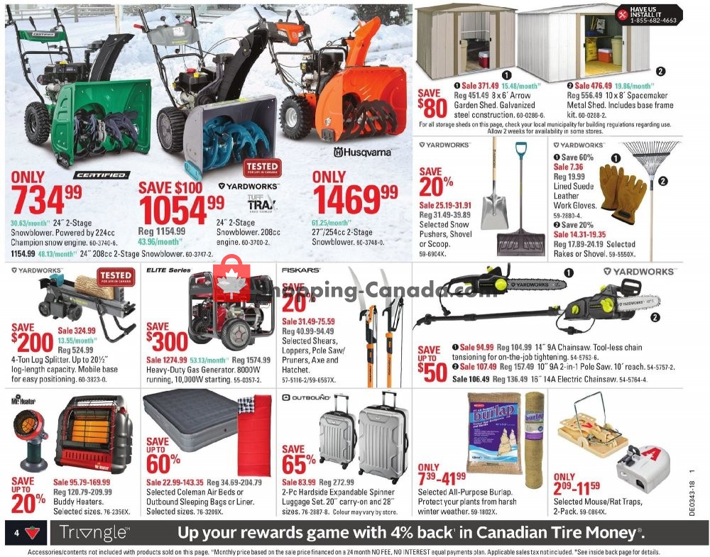 Canadian Tire flyer from Friday October 19, 2018 to Thursday October 25, 2018 - page 6