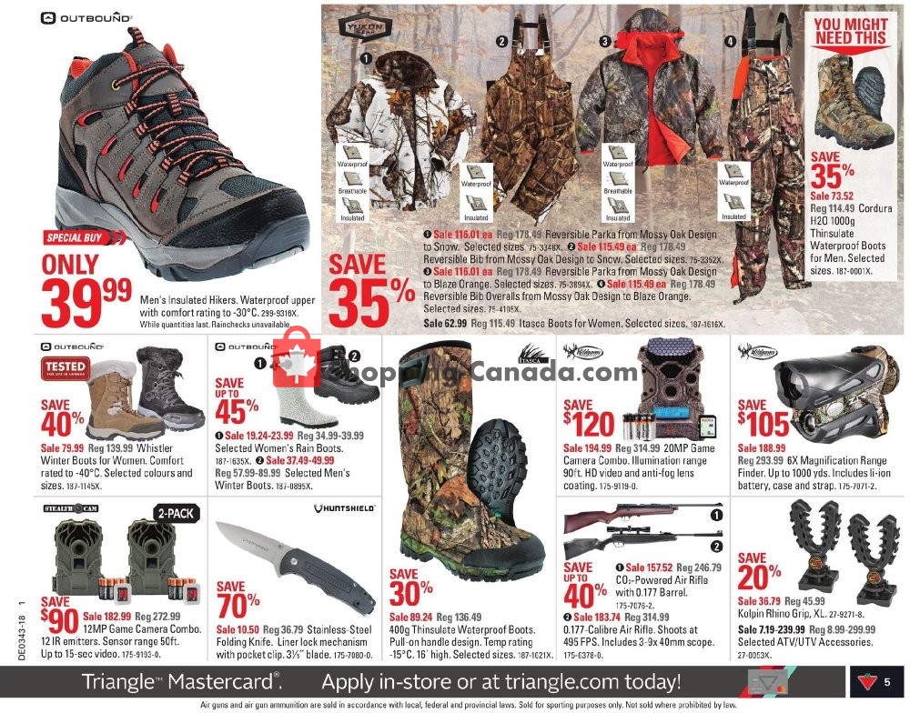 Canadian Tire flyer from Friday October 19, 2018 to Thursday October 25, 2018 - page 7