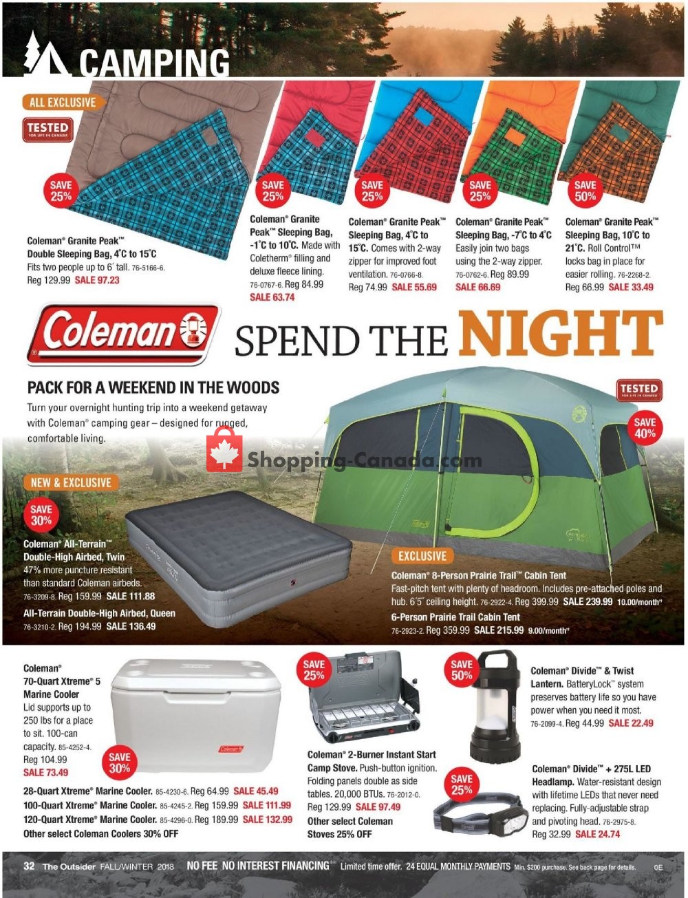 Canadian Tire flyer from Friday September 21, 2018 to Thursday October 11, 2018 - page 32