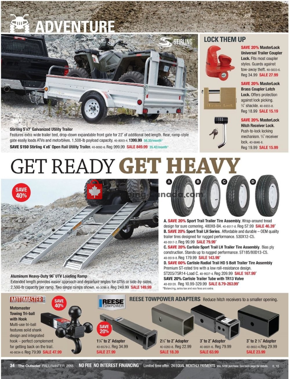 Canadian Tire flyer from Friday September 21, 2018 to Thursday October 11, 2018 - page 34