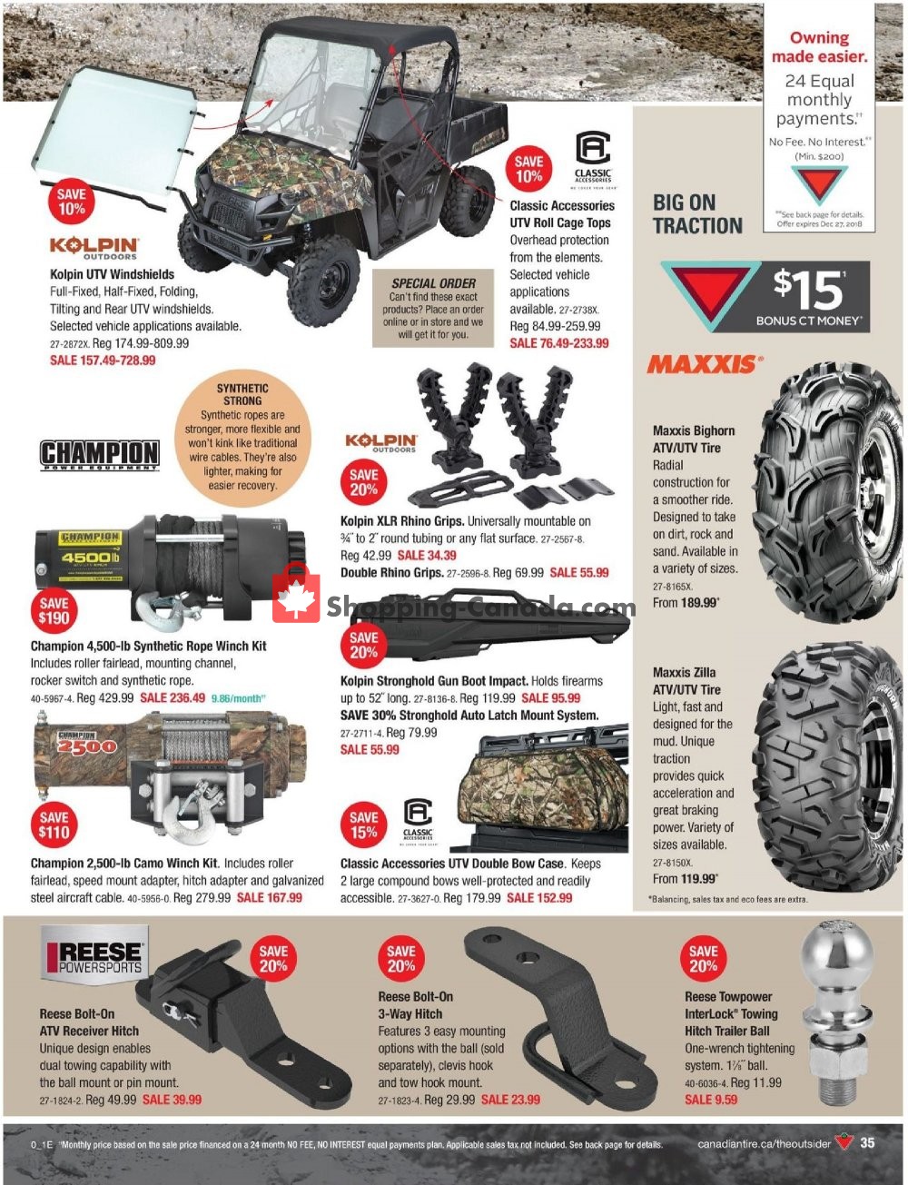 Canadian Tire flyer from Friday September 21, 2018 to Thursday October 11, 2018 - page 35