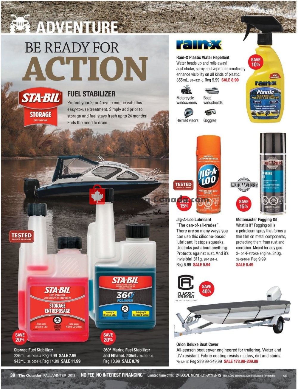 Canadian Tire flyer from Friday September 21, 2018 to Thursday October 11, 2018 - page 38