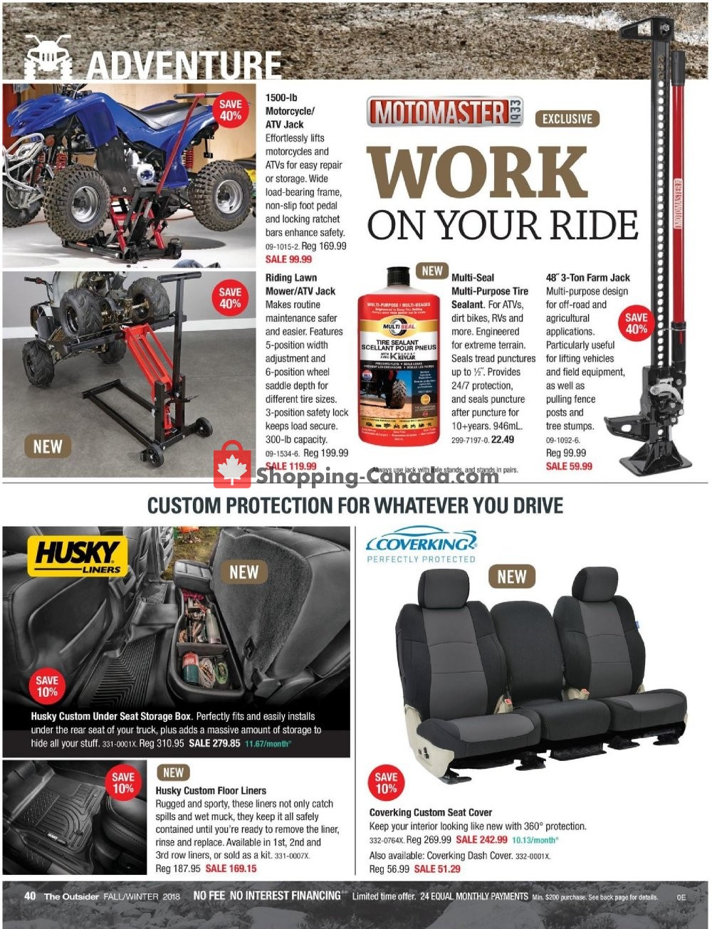 Canadian Tire flyer from Friday September 21, 2018 to Thursday October 11, 2018 - page 40