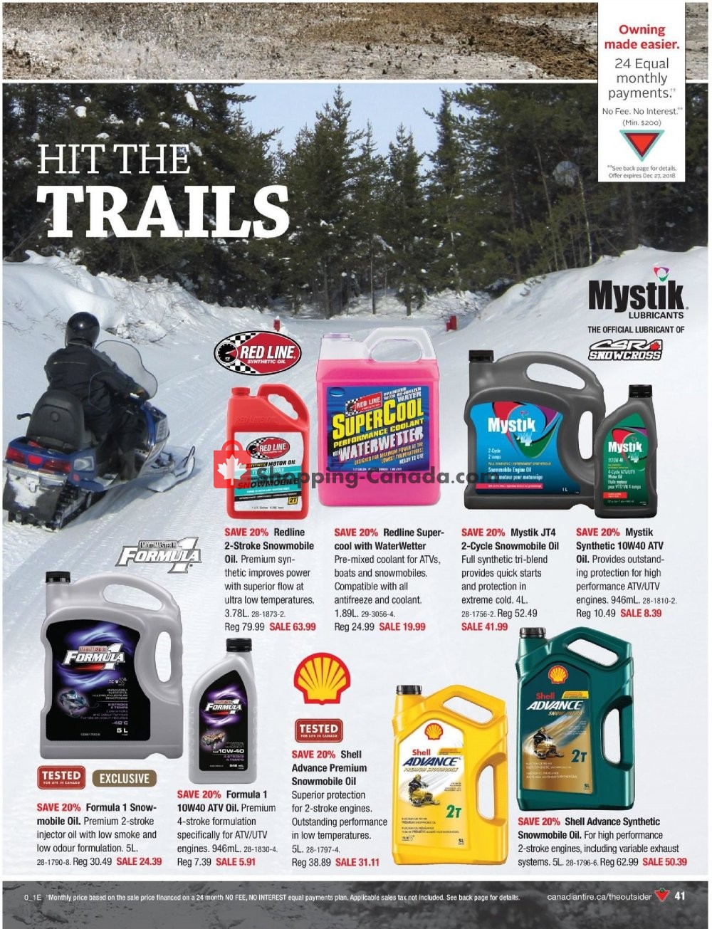 Canadian Tire flyer from Friday September 21, 2018 to Thursday October 11, 2018 - page 41