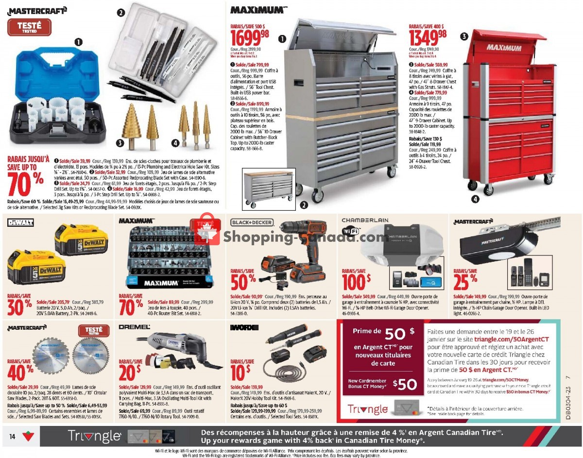 Canadian Tire flyer from Thursday January 19, 2023 to Wednesday January 25, 2023 - page 13