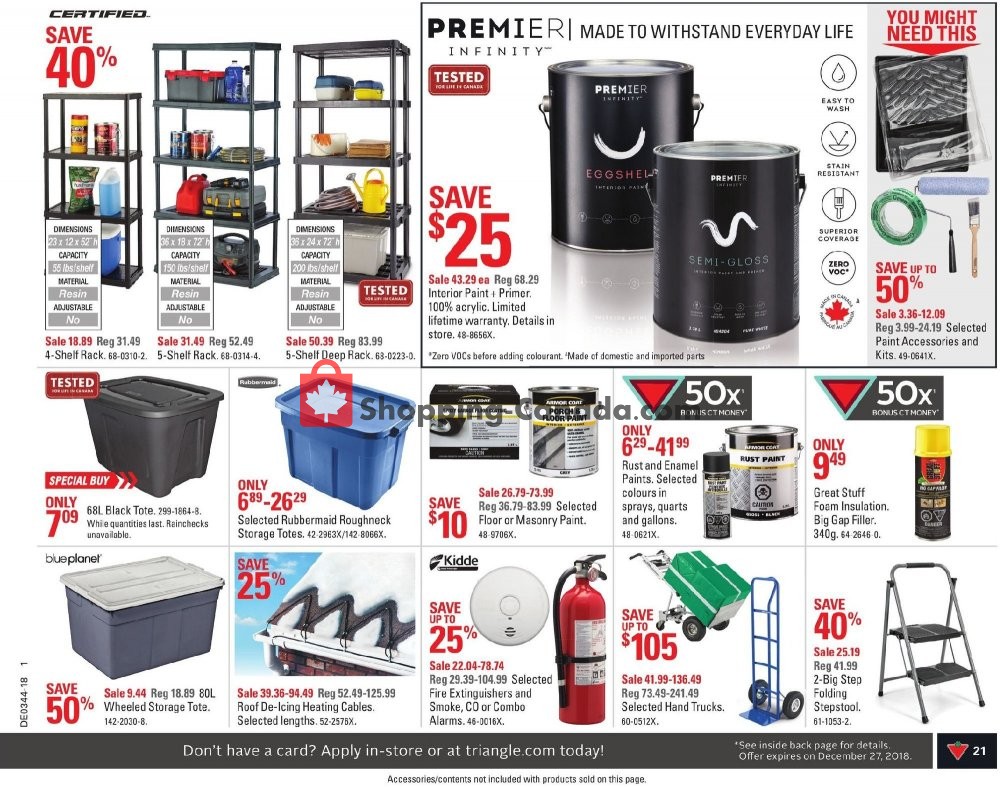 Canadian Tire flyer from Friday October 26, 2018 to Thursday November 1, 2018 - page 23