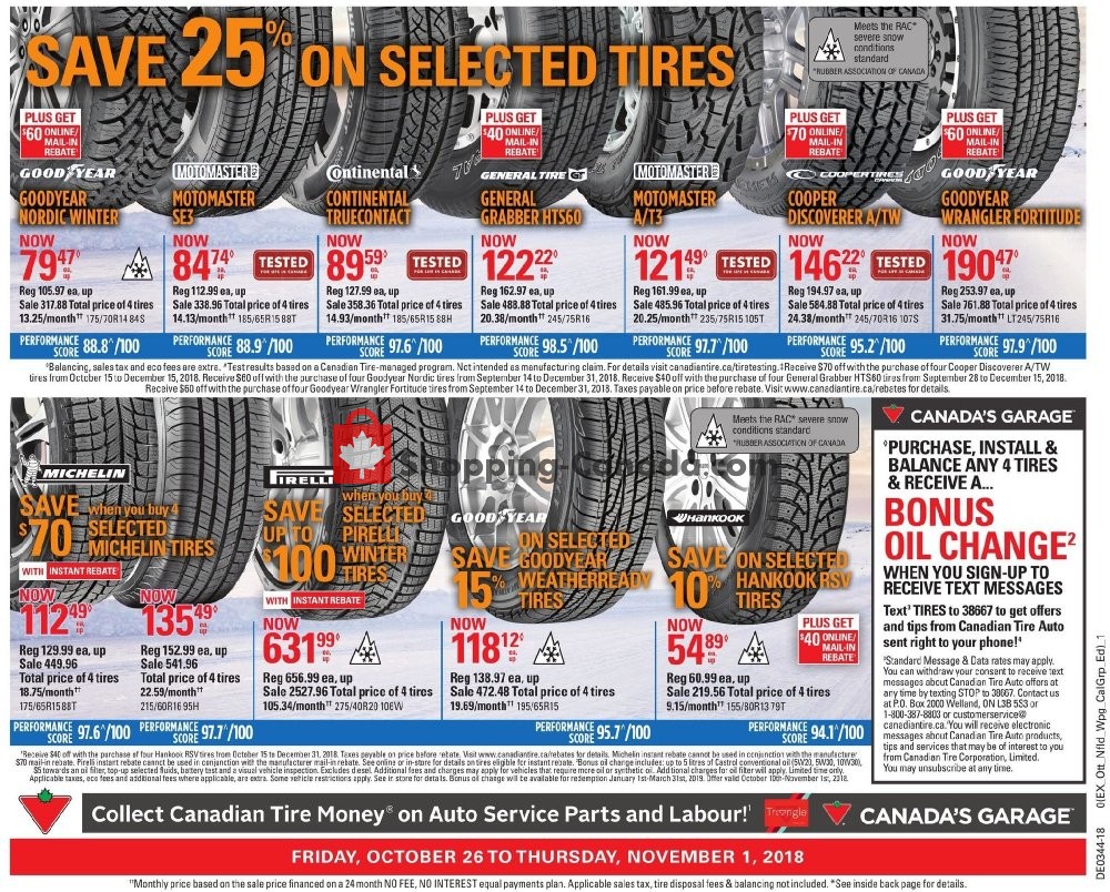 Canadian Tire flyer from Friday October 26, 2018 to Thursday November 1, 2018 - page 3