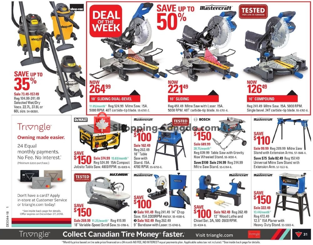 Canadian Tire flyer from Friday October 26, 2018 to Thursday November 1, 2018 - page 33