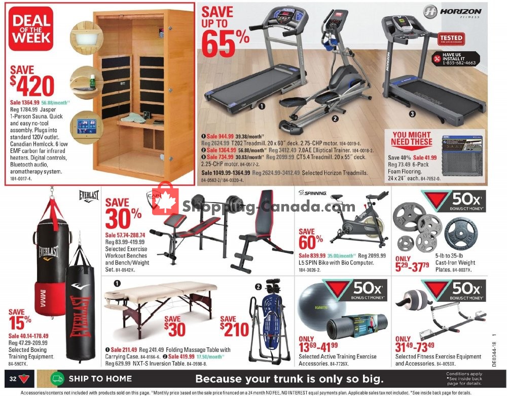 Canadian Tire flyer from Friday October 26, 2018 to Thursday November 1, 2018 - page 34