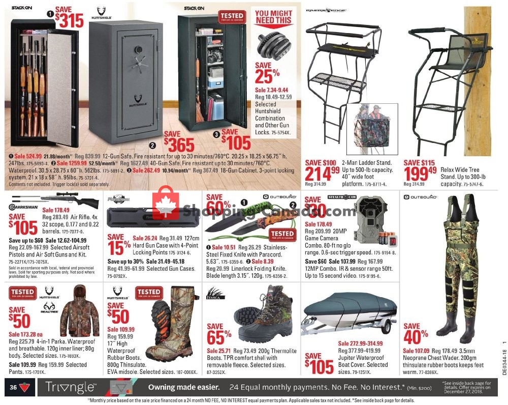 Canadian Tire flyer from Friday October 26, 2018 to Thursday November 1, 2018 - page 38