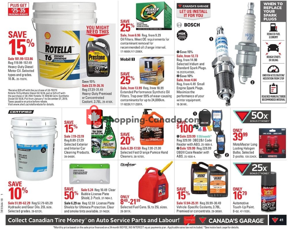 Canadian Tire flyer from Friday October 26, 2018 to Thursday November 1, 2018 - page 43