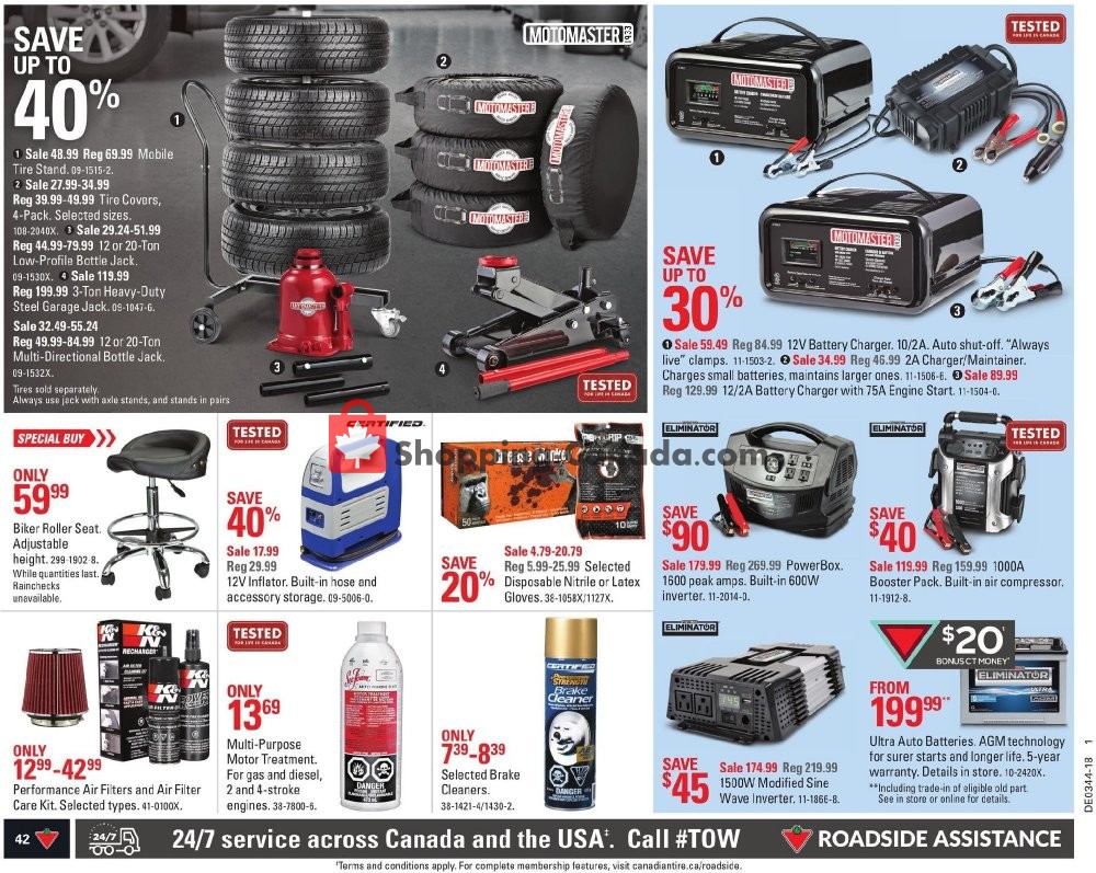 Canadian Tire flyer from Friday October 26, 2018 to Thursday November 1, 2018 - page 44