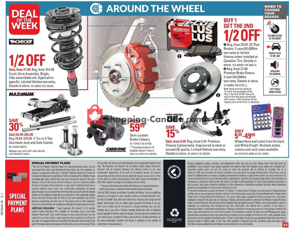 Canadian Tire flyer from Friday October 26, 2018 to Thursday November 1, 2018 - page 45