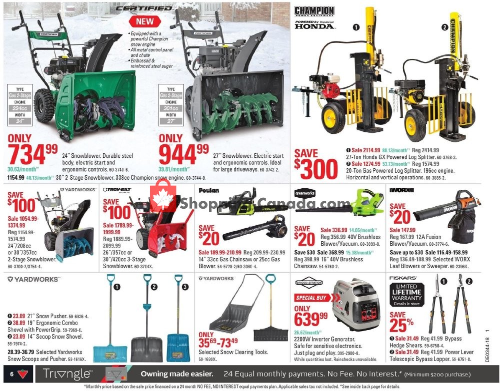 Canadian Tire flyer from Friday October 26, 2018 to Thursday November 1, 2018 - page 8