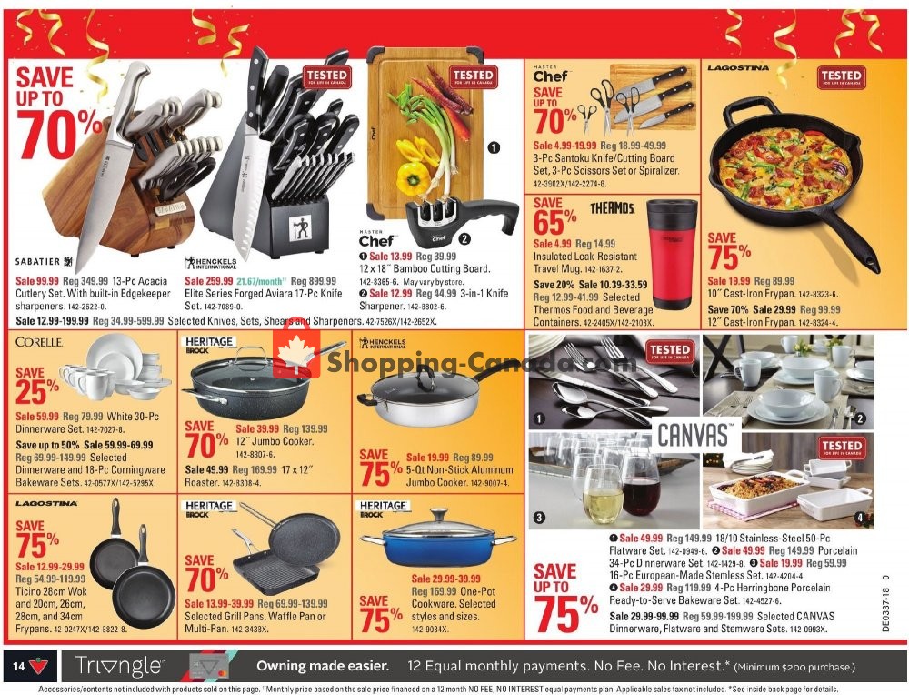 Canadian Tire flyer from Friday September 7, 2018 to Thursday September 13, 2018 - page 14