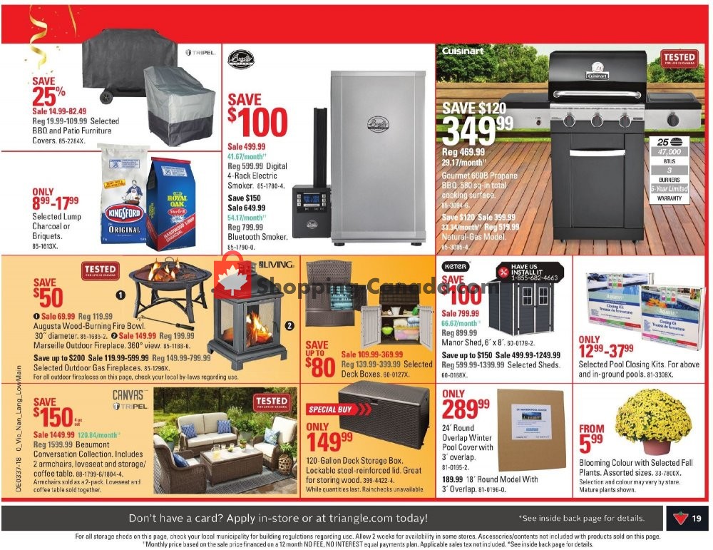 Canadian Tire flyer from Friday September 7, 2018 to Thursday September 13, 2018 - page 19