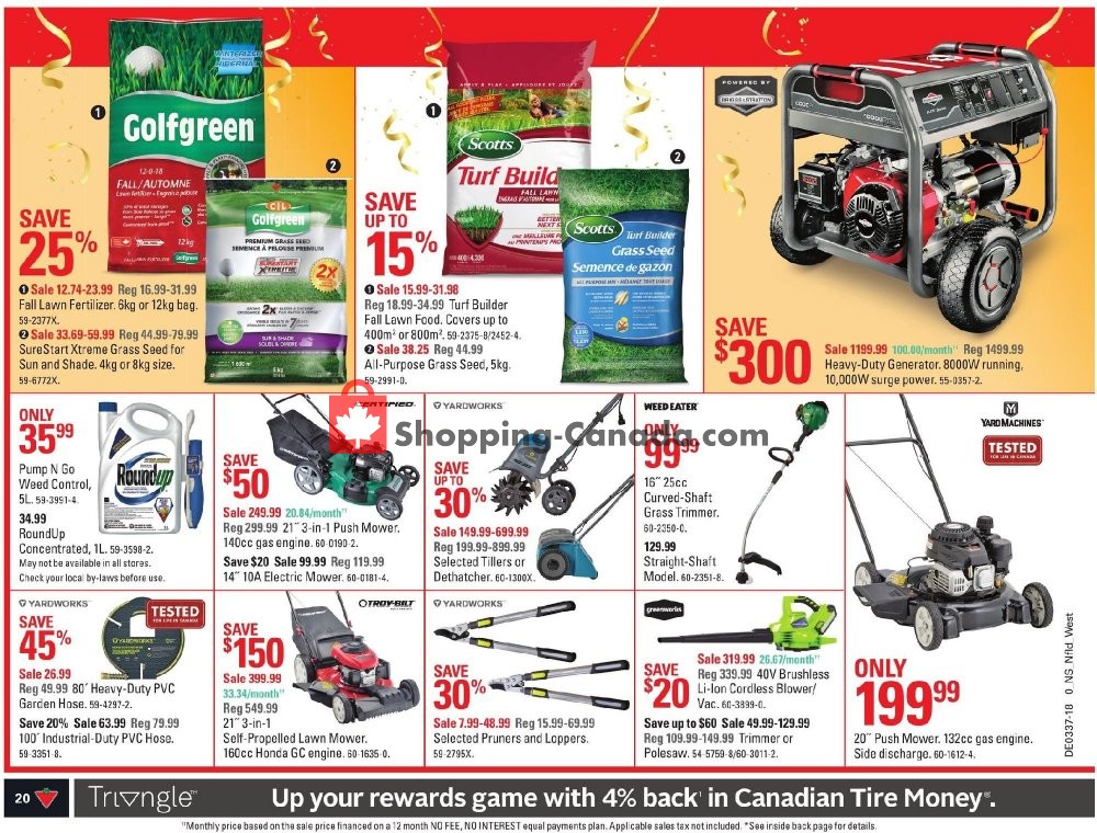 Canadian Tire flyer from Friday September 7, 2018 to Thursday September 13, 2018 - page 20