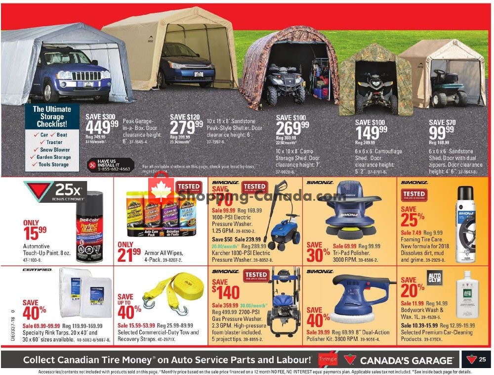 Canadian Tire flyer from Friday September 7, 2018 to Thursday September 13, 2018 - page 25