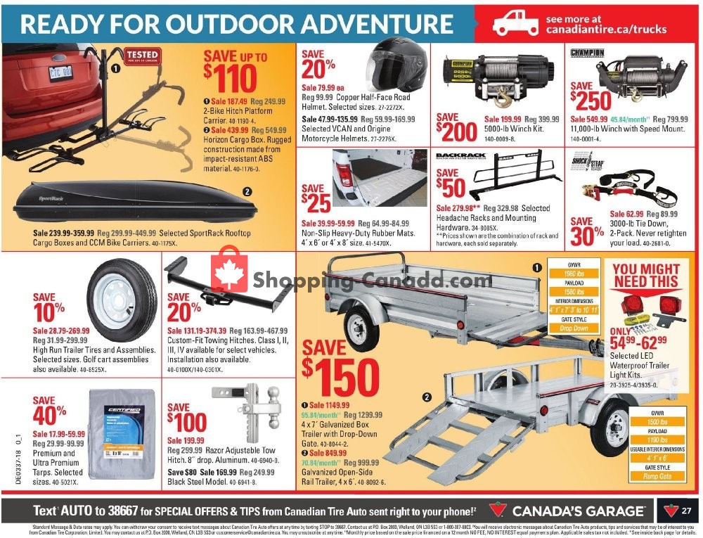 Canadian Tire flyer from Friday September 7, 2018 to Thursday September 13, 2018 - page 27
