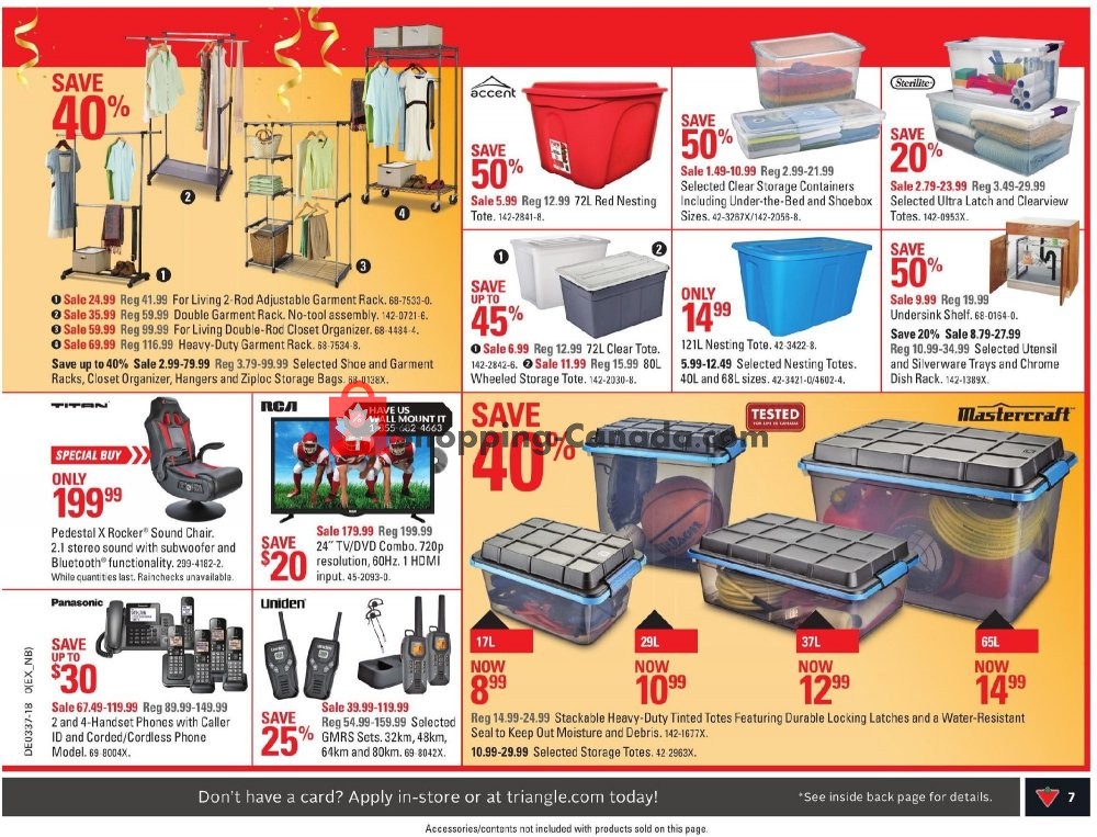 Canadian Tire flyer from Friday September 7, 2018 to Thursday September 13, 2018 - page 7