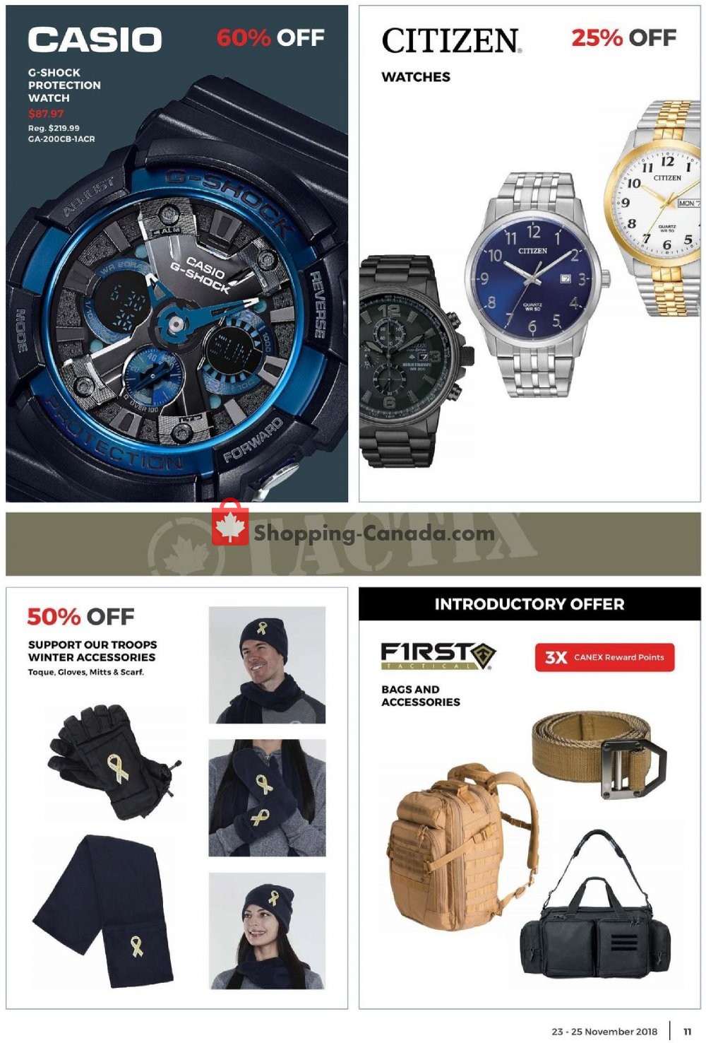 Canex flyer from Friday November 23, 2018 to Sunday November 25, 2018 - page 11