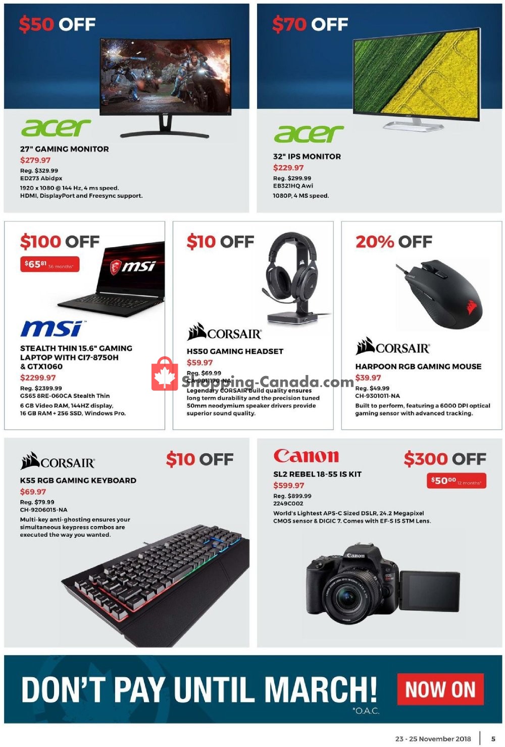 Canex flyer from Friday November 23, 2018 to Sunday November 25, 2018 - page 5